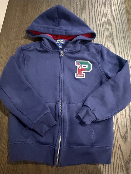 Polo Ralph Lauren Other - Polo by Ralph Lauren Navy Hoodie with Red Lining and 'P' Patch 6